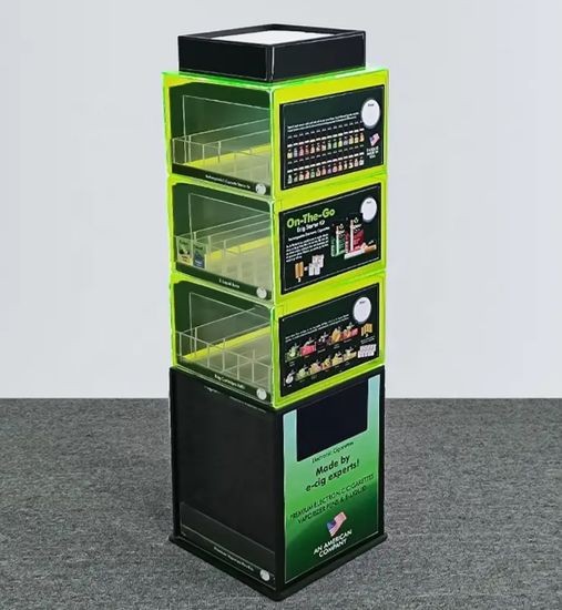 New Customize Floor Acrylic Vape Electronic Cigarette Display Stand For Store New Customize Floor Acrylic Vape Electronic Cigarette Display Stand For Store